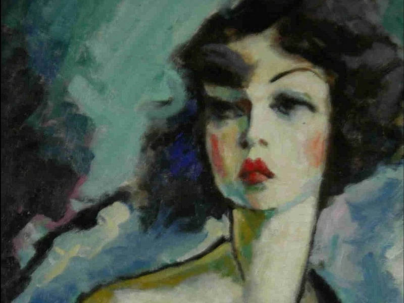 1891-Constant Detré - Ritratto di Kiki de Montparnasse